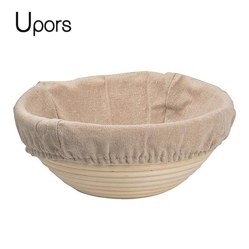 Fermentation Crock - UPORS Rattan Bread Proofing Basket Natural