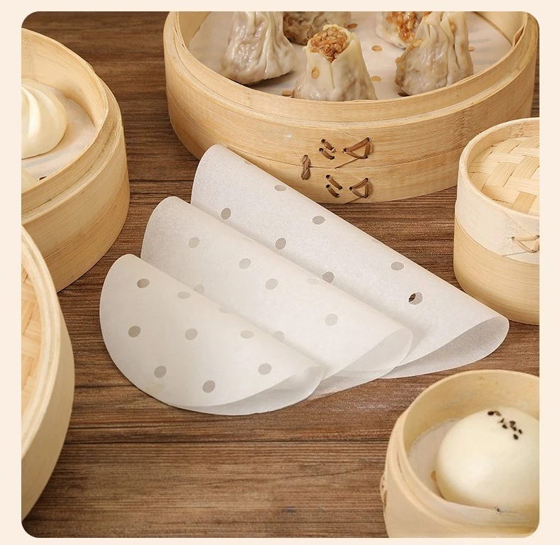 Steamer Bamboo Set - 100Pcs Food Grade Disposable Steamer Paper