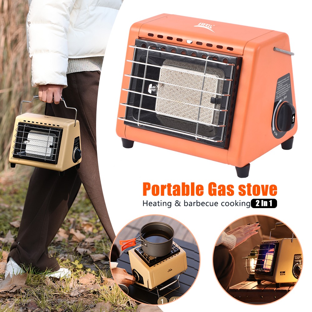 Home Cooking Heater - 1.5KW Portable Gas stove Heating barbecue