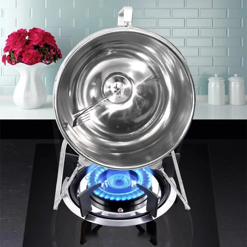 Stainless Steel Stir Fryer Lar - Home Cooking Machine review and price