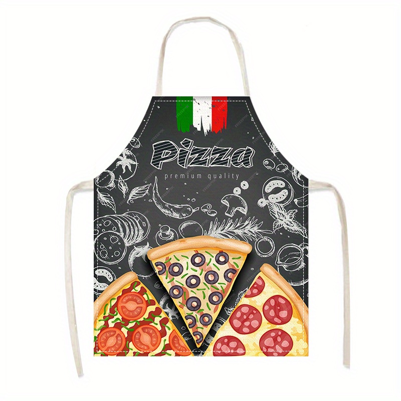 Linen Apron Pizza Italian Food - Home Cooking In Italian review and price