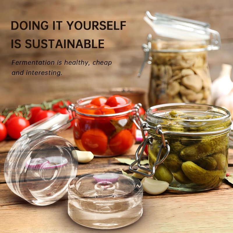 1/2pcs Fermented Glass Weights - Fermentation Crock review and price