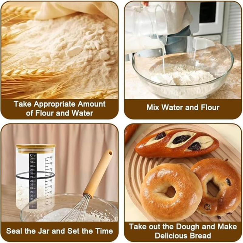 Sourdough Starter Jar Kit Sour - Fermentation Crock review and price