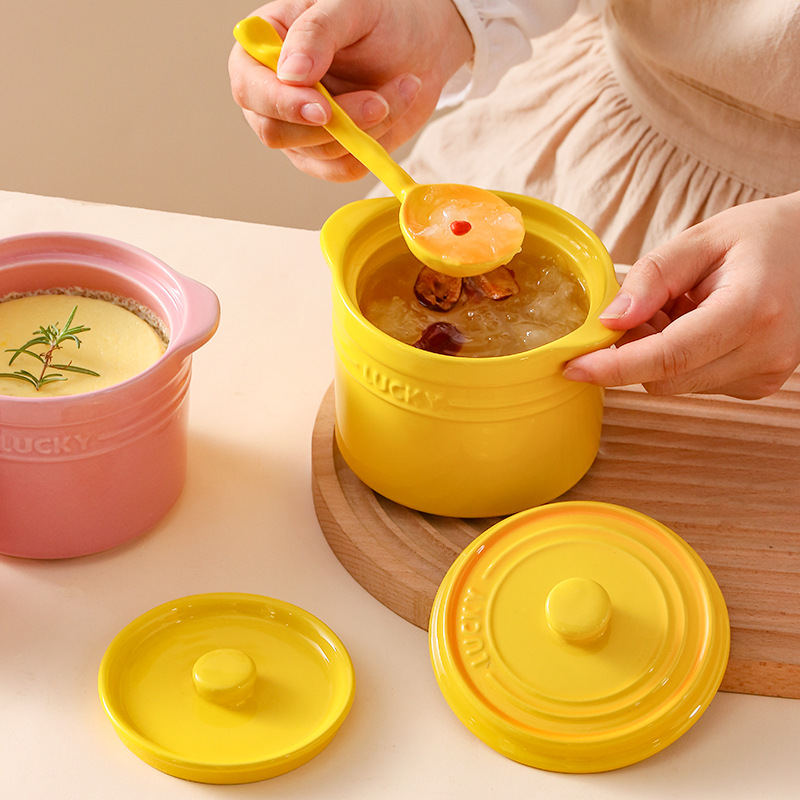 Double Lid Ceramic Bowl,Bird's - Home Cooking Help review and price