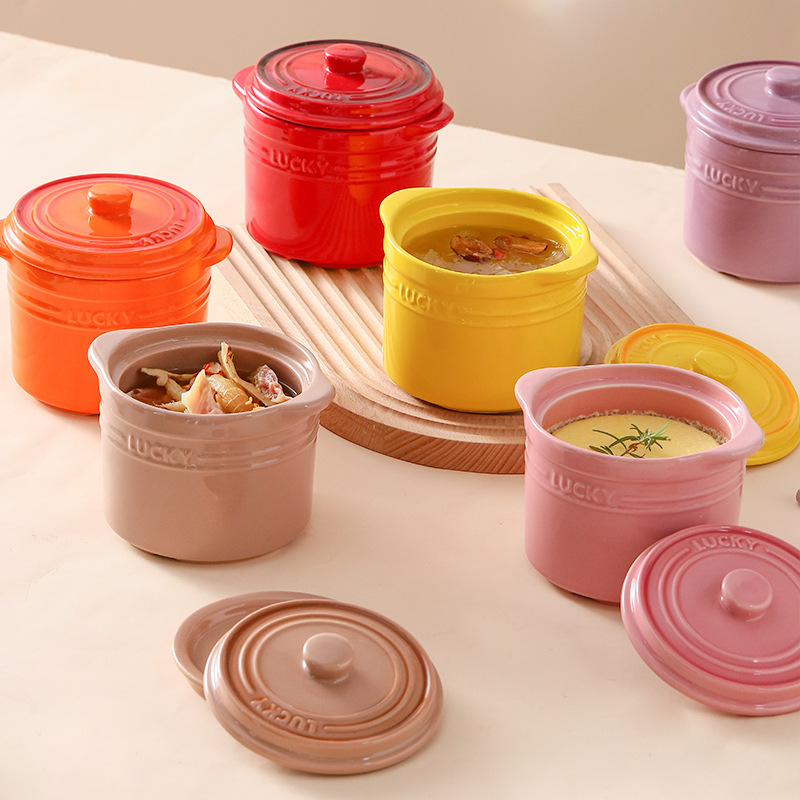 Double Lid Ceramic Bowl,Bird's - Home Cooking Help review and price