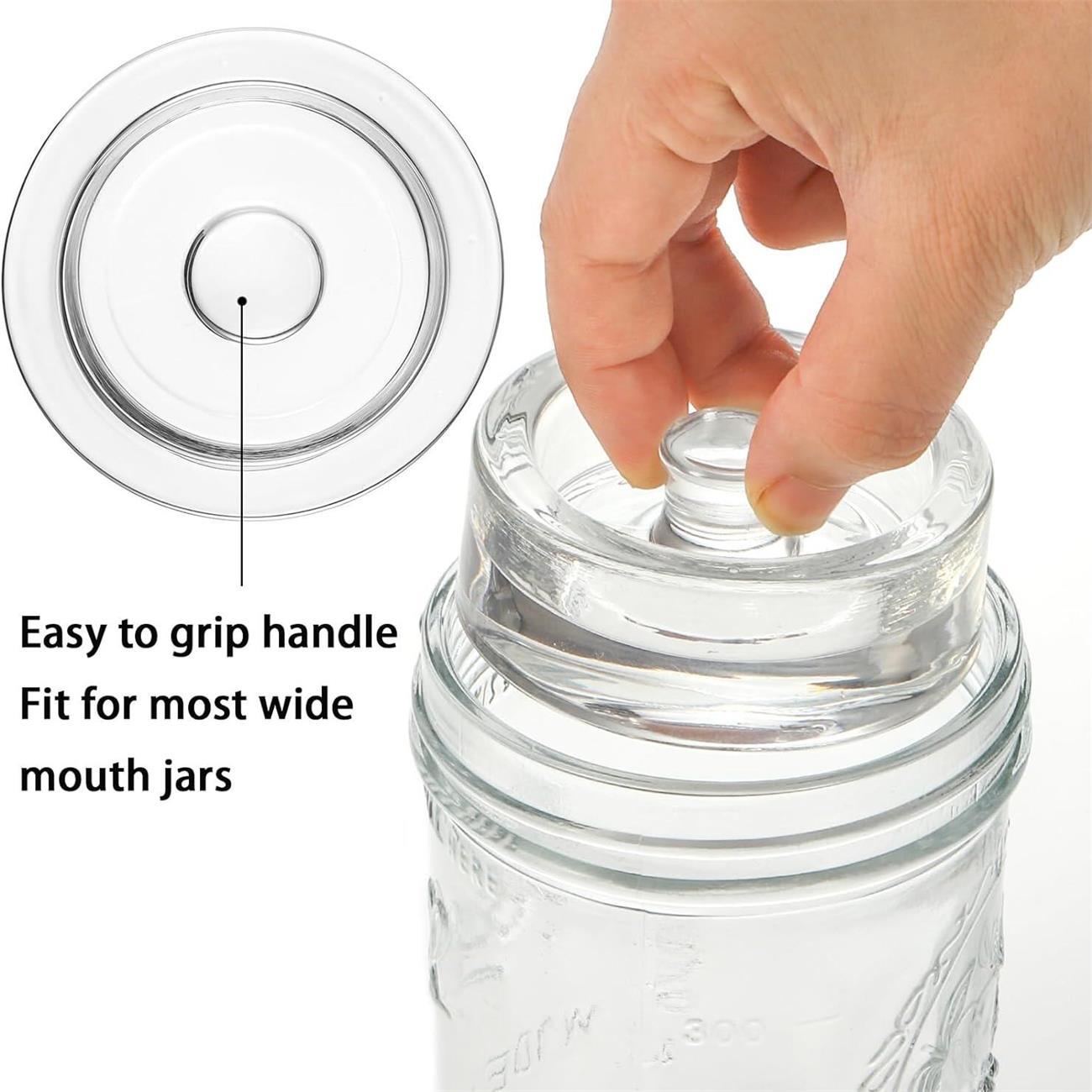 1/2/4Pcs Clear Fermented Glass - Fermentation Crock review and price