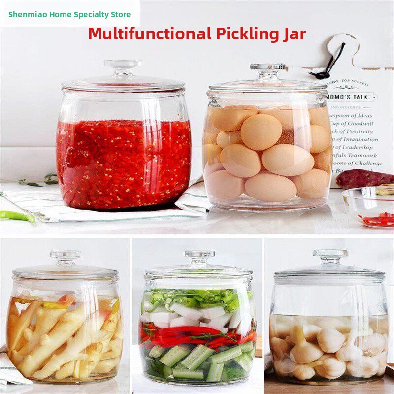 Extra Thick Glass Kimchi Jar w - Fermentation Crock review and price