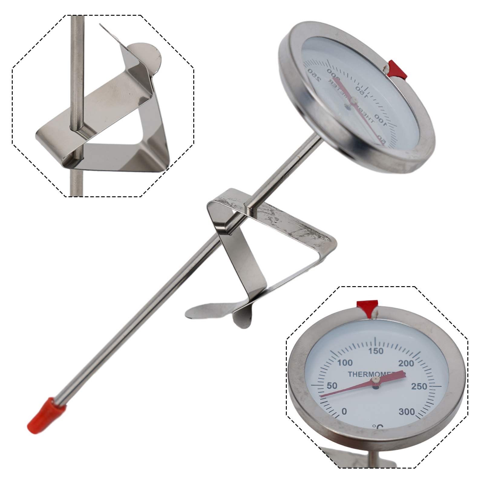 Stainless Steel Probe Thermome - Home Cooking Help review and price