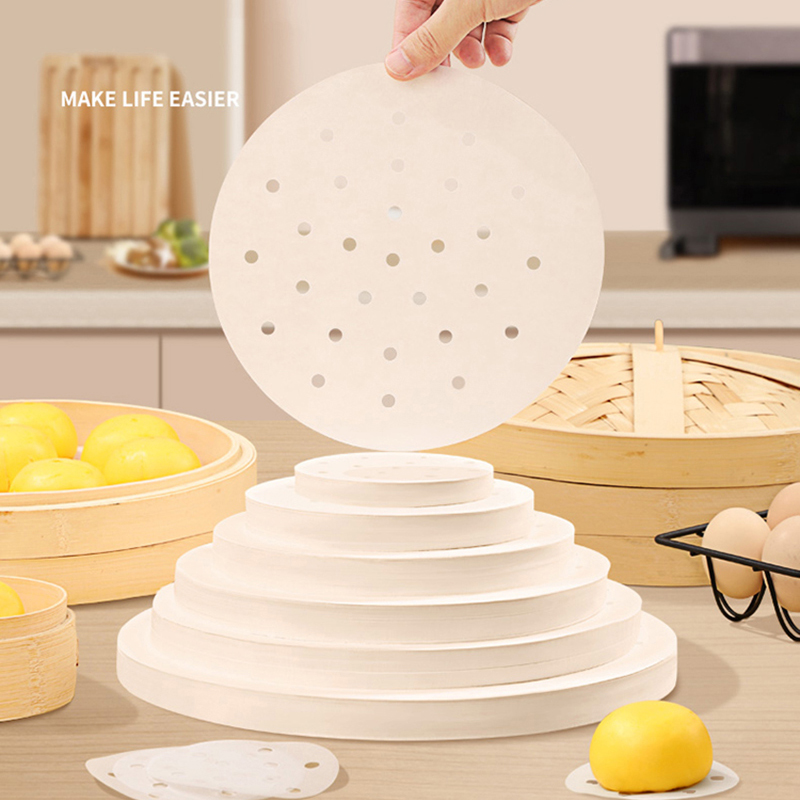 50pcs Bamboo Steamer Papers Di - Steamer Bamboo Set review and price