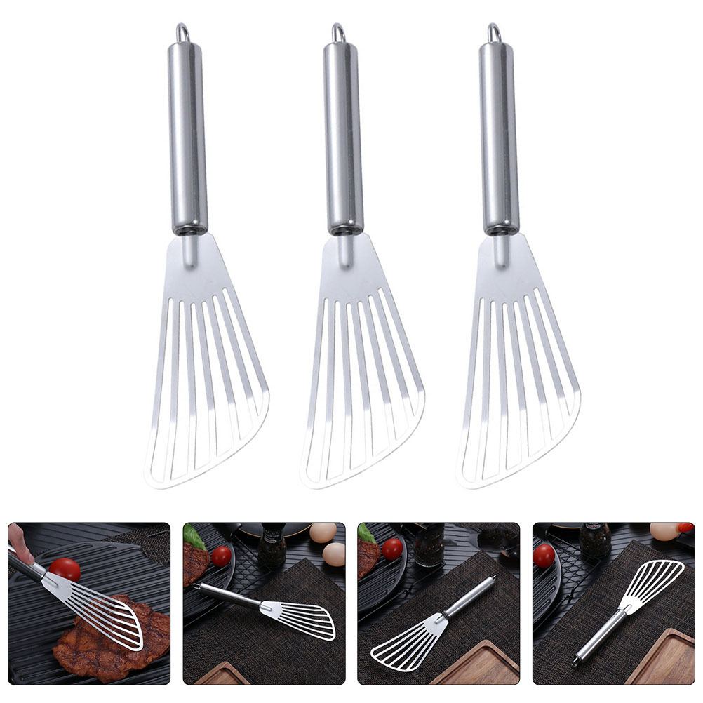3pcs Stainless Steel Spatula F - Home Cooking Help review and price