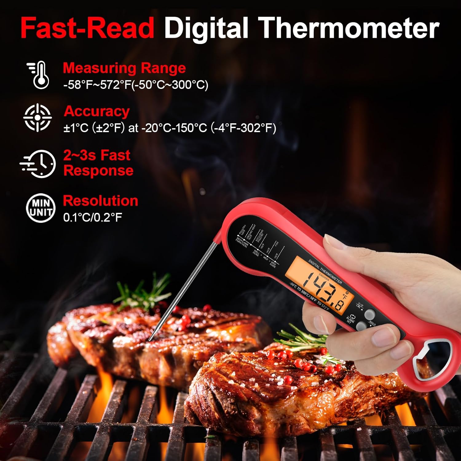 Long Cable Professional Meat T - Home Cooking Help review and price