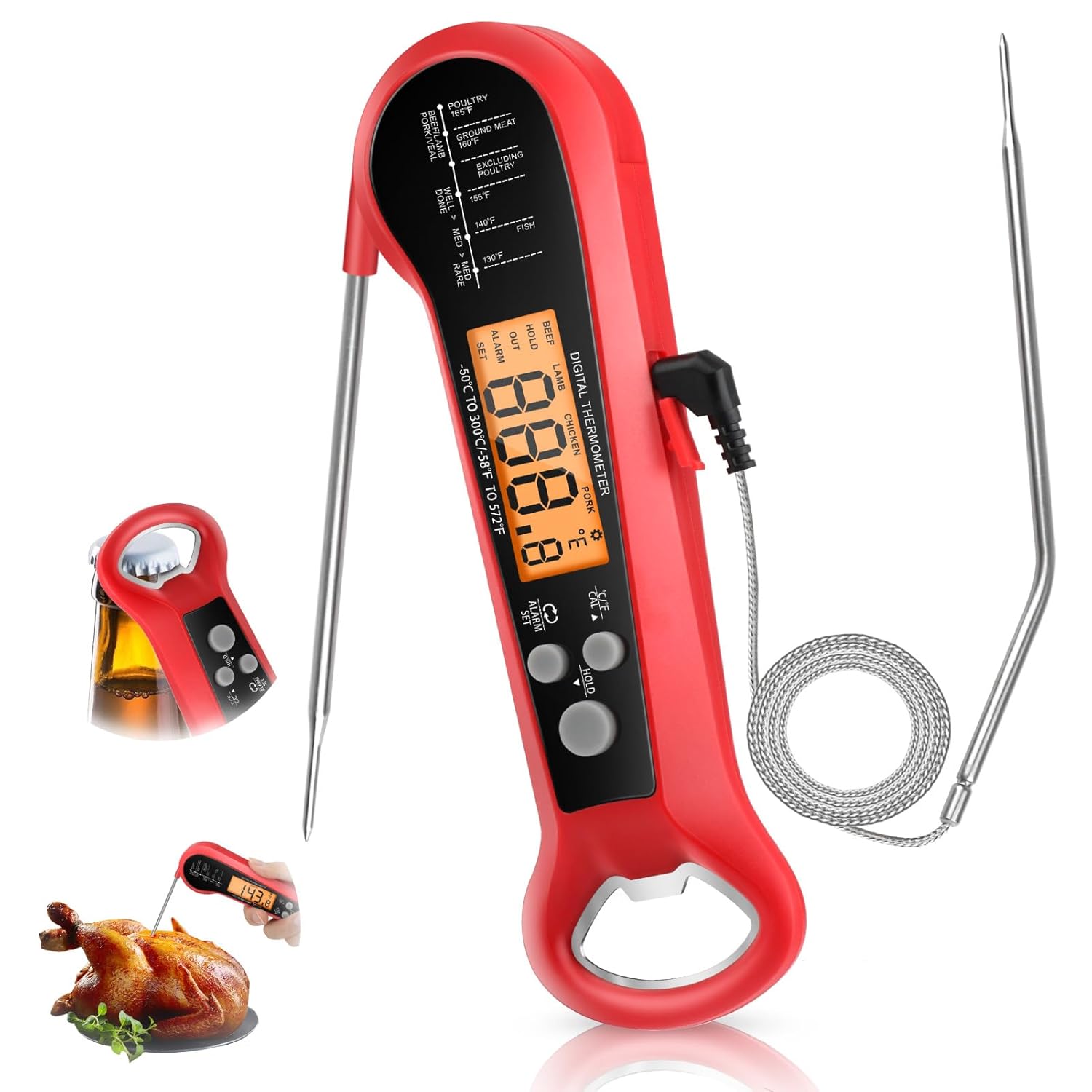 Long Cable Professional Meat T - Home Cooking Help review and price