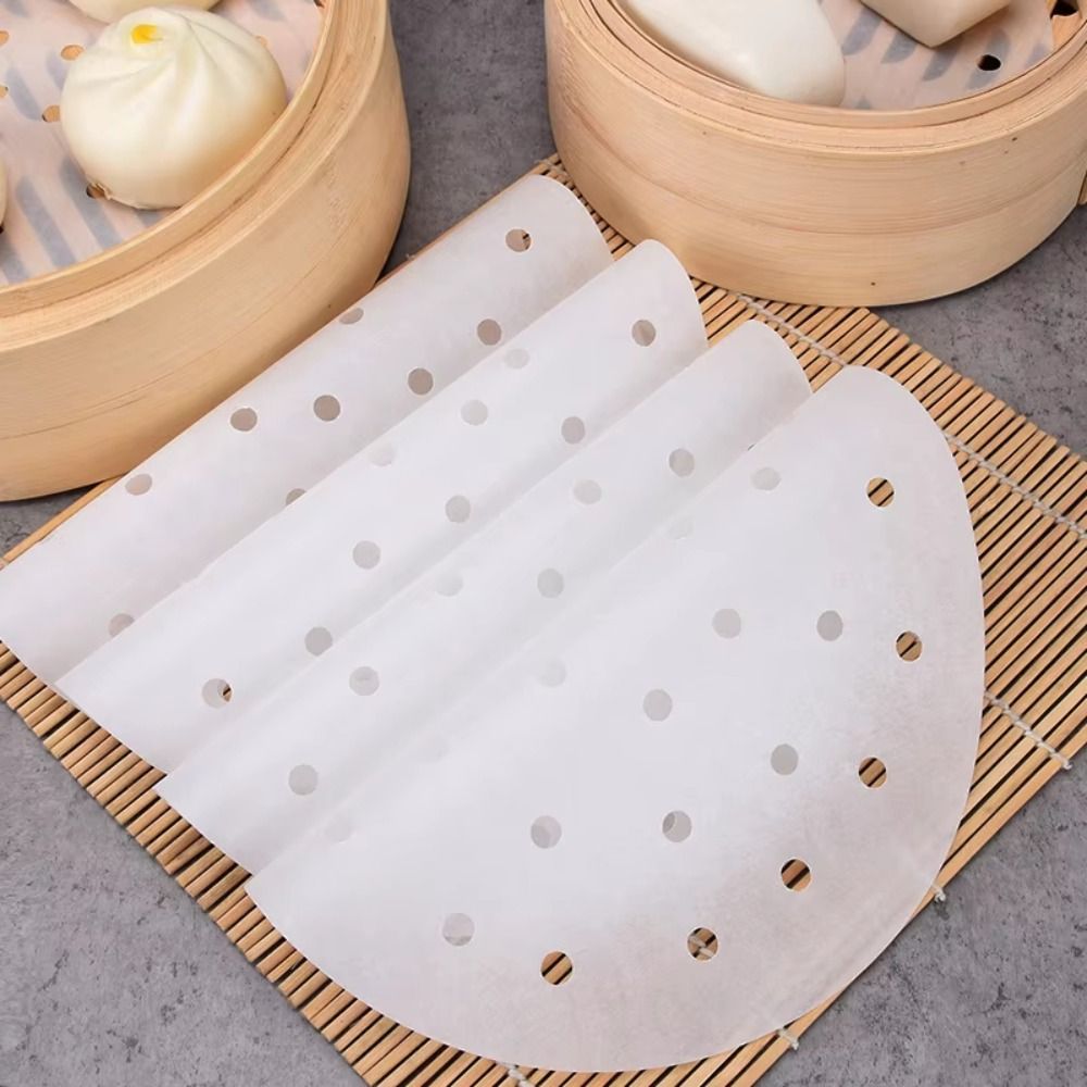 100Pcs Steamed Paper Steamed B - Home Cooking Help review and price