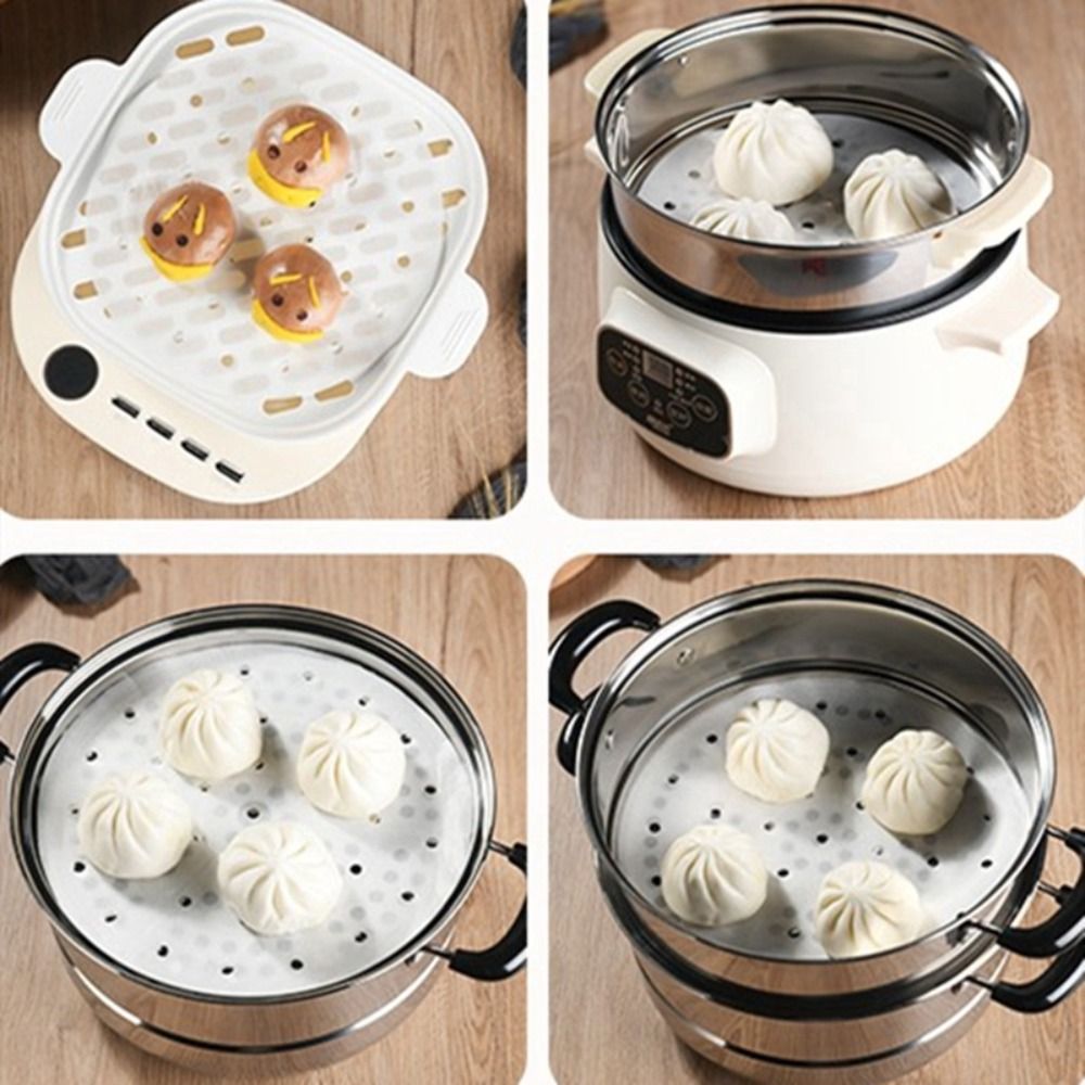 100Pcs Steamed Paper Steamed B - Home Cooking Help review and price